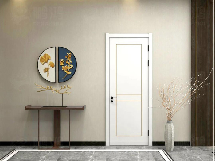 簡中風格免漆木門