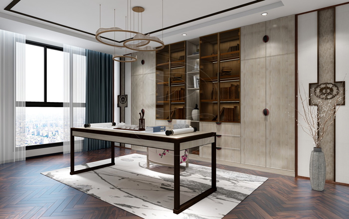 新中式衣柜門拉手圖片